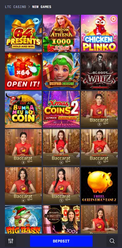 LTCCasino Mobile